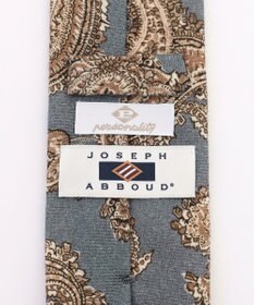 JOSEPH ABBOUD 【イタリア製 personality】ペイズリープリント ネクタイ