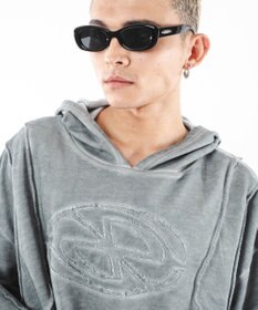 WEGO 【ユニセックス着用ITEM/MLサイズ展開】コールドダイスウィッチングプルパーカー