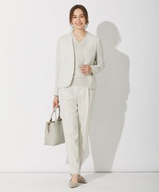 自由区 【セットアップ可】ダブルクロス ノーカラージャケット