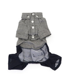 PET PARADISE J.PRESS パンツ つなぎ 《グレンチェック》 小型犬