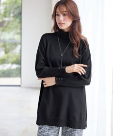 Tiaclasse 【安田美沙子さん着用・選べる2type・新色追加】ボタンニットチュニック