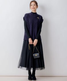 組曲 S 【WEB限定】バルキーニット ベスト