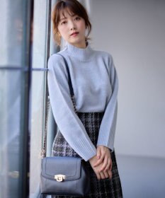 ANY SIS  【大人百花掲載 ヨンアさん着用】ハイネックバックポイント ニット