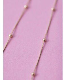 AMERICAN HOLIC ボールスリムチェーンネックレス