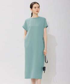 ICB 【接触冷感・UVケア・速乾・洗える】FluidBackSatin ワンピース