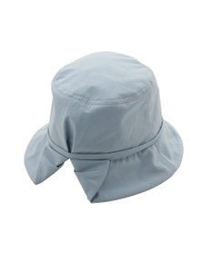 MOONBAT 【遮光100％/遮熱/UVカット】FURLA(フルラ)小ツバ 後ろ割れ バケットハット 帽子 無地 チャーム付き 手洗い可能/サイズ調整可能