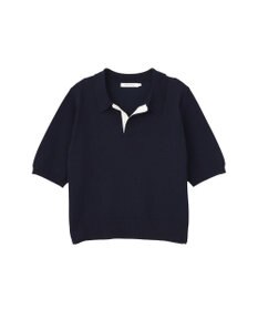 AMERICAN HOLIC 襟付き配色ニット