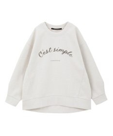 YECCA VECCA 起毛ロゴプルオーバー