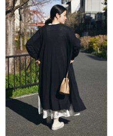 CRAFT STANDARD BOUTIQUE 裾スリットロングニットカーディガン