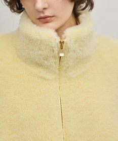 GRACE CONTINENTAL ウールボアスタンドカラージャケット