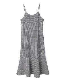 earth music&ecology チェックマーメイドキャミワンピース
