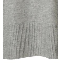 Green Parks ｆｕｗａっとメランジ袖リブ長めニットプルオーバー