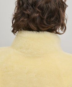 GRACE CONTINENTAL ウールボアスタンドカラージャケット