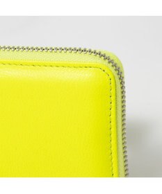 UNBILLION ペルケ perche / 蛍光レザーストラップ付き・ジャバラカードウォレット