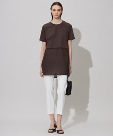 ICB L 【人気のため新色追加・UVケア・洗える】シアージャージーコンビ カットソー