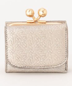 UNBILLION perche 抗菌レザー型押し外がまミニウォレット