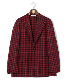 J.PRESS MEN 【J.PRESS ORIGINALS】Wool Nylon Refine Tartan Check 3B Sack Jacket / Japan Made