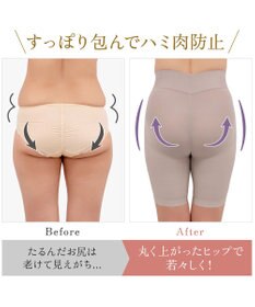 BRADELIS New York 【BRADELIS NewYork peace】綿混フィットレースガードル24 ブラデリス  1枚履きできるガードルショーツ