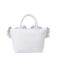 Maison de FLEUR ブルーマニアボリュームリボン２ＷａｙトートＳバッグ