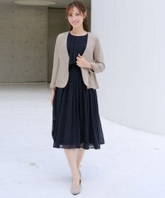 Tiaclasse L 【ストレッチジョーゼット】フレアジャケット