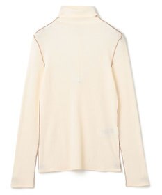 BEIGE， 【洗える・GISELe 10月号掲載】FORD / ウール配色メローハイネックカットソー