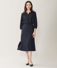 自由区 【セットアップ対応・UVカット・接触冷感・洗える】ライトストレッチフレア スカート