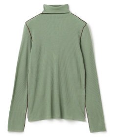 BEIGE， 【洗える・GISELe 10月号掲載】FORD / ウール配色メローハイネックカットソー