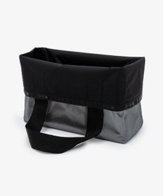 LeSportsac LG REVERSIBLE TOTE/ガンメタル/ブラックソリッド