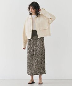 BEIGE， 【洗える】ALYSSUME / スパンコールストレッチニットスカート