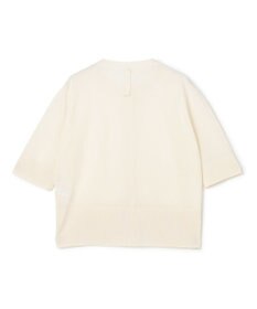 BEIGE， MOISE / シアーニット　5分袖カーディガン