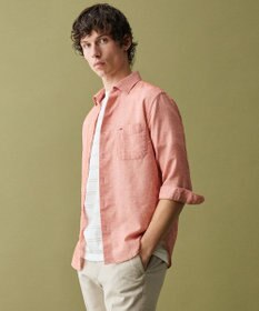 JOSEPH ABBOUD 【サステイナブル・JAPANファブリック】ソアロンパナマシャンブレーシャツ