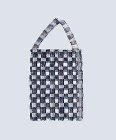 COQ ウォーターチェック リバーシブルミニバッグ B5サイズ