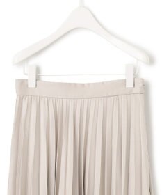 ICB 【洗える】 レザーライクプリーツスカート