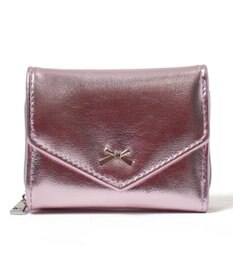 WEGO メタルリボンレターフラップウォレット