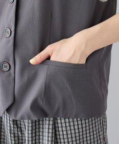 CRAFT STANDARD BOUTIQUE バックスリットショートベスト