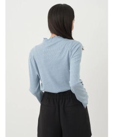 earth music&ecology ラメテレコハイネックプルオーバー