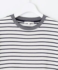 自由区 L 【WEB限定・洗える】ニットソーボーダー トップス