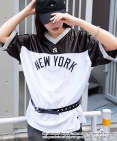 WEGO 【ユニセックス着用ITEM】別注MLBメッシュゲームグラフィックT（SS）