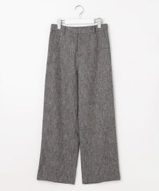 J.PRESS LADIES S ラメツイード セミワイド パンツ