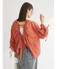 Green Parks ・ＥＬＥＮＣＡＲＥ　ＤＵＥ　バックリボンブラウス