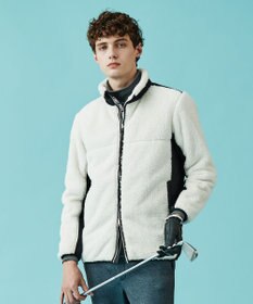 23区GOLF 【MEN】【ウォッシャブル】ボアコンビブルゾン