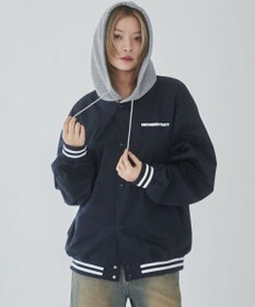 WEGO 【ユニセックス着用ITEM】グラフィックフードスタジャン