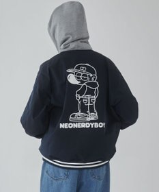 WEGO 【ユニセックス着用ITEM】グラフィックフードスタジャン