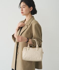 russet 《composition》レザー2WAYミニボストンバッグ(CE-1684)