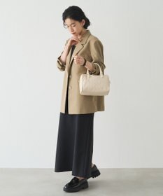 russet 《composition》レザー2WAYミニボストンバッグ(CE-1684)