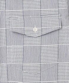 J.PRESS MEN 【クールマックス】パッチワークサッカー プルオーバー