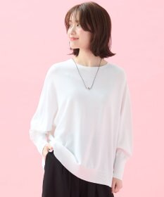 ANY 【洗濯機可/UVカット/接触冷感】クールタッチボクシーニット