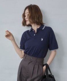 WEGO 【26年春夏新カラー登場/ユニセックス着用ITEM/SMLサイズ展開】U.S. POLO ASSN.別注ラインポロシャツ