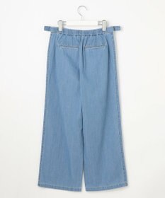 J.PRESS LADIES 【洗える】5ozバージラコンパクト デニム セミワイドパンツ