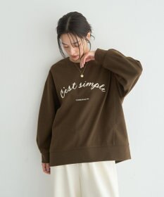 YECCA VECCA 起毛ロゴプルオーバー